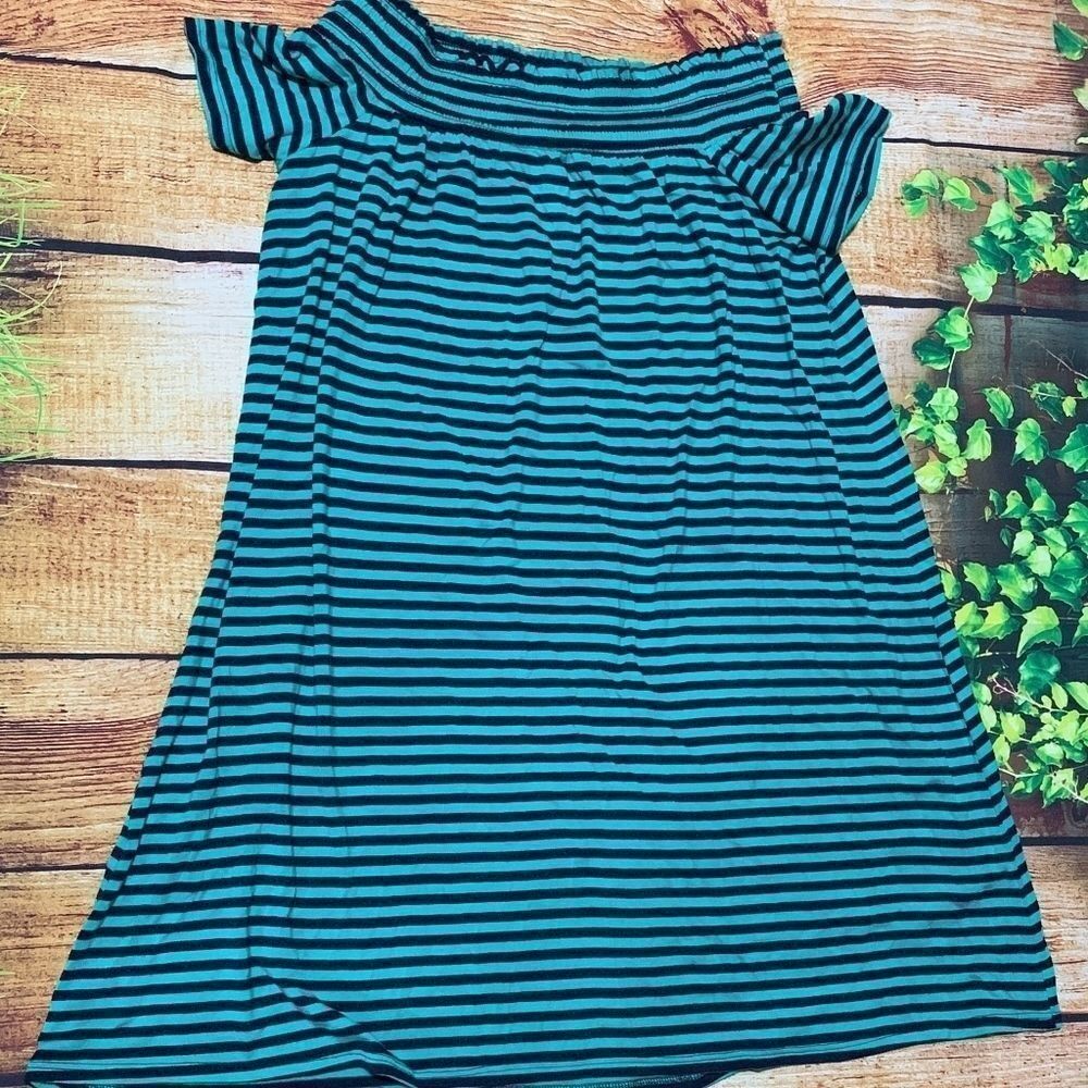 So Striped Off Shoulder Summer Dress🎈